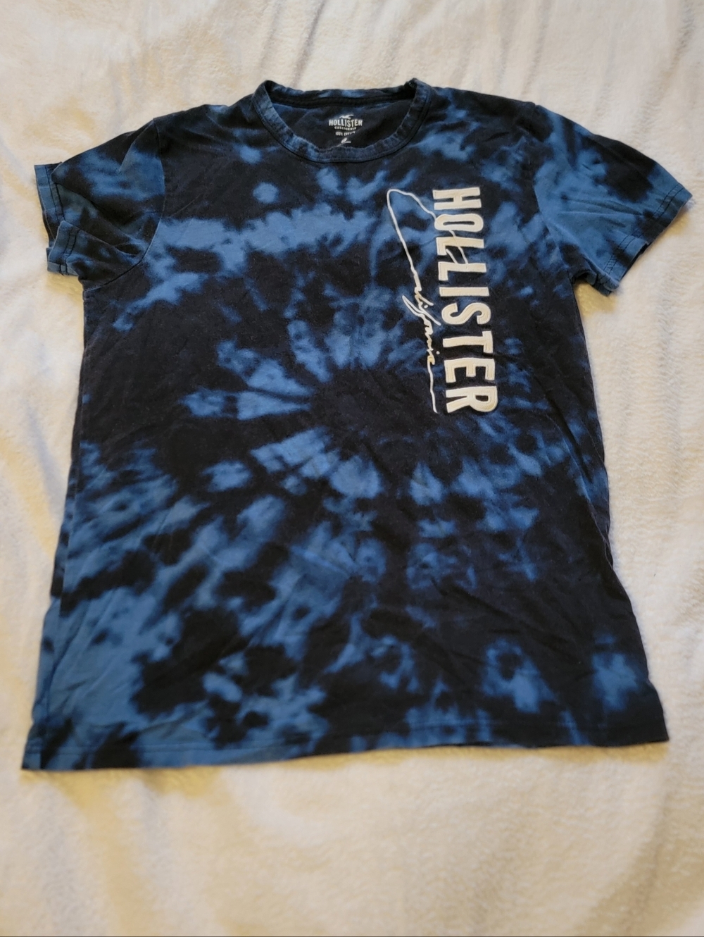 Holliser Mens Tie Dye Short Sleeve T-Shirt